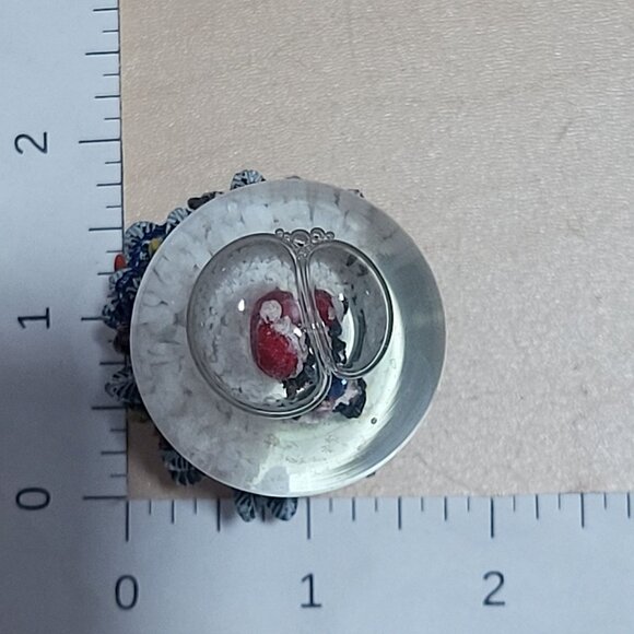 Snow Globe Holiday Wine Corks Set of 2 Christmas Tree Santa Claus Wintery Snowma - Picture 7 of 11